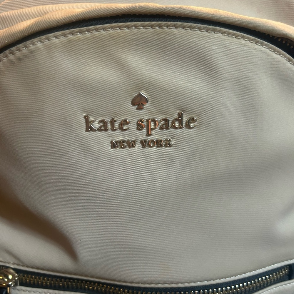 Kate Spade Cream Backpack with Black Straps - Picture 7 of 7
